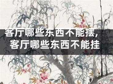 客厅哪些东西不能摆,客厅哪些东西不能挂