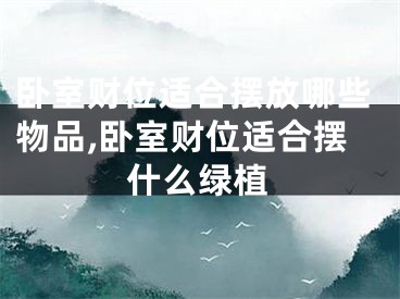 卧室财位适合摆放哪些物品,卧室财位适合摆什么绿植