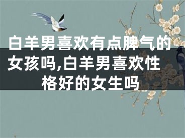 白羊男喜欢有点脾气的女孩吗,白羊男喜欢性格好的女生吗