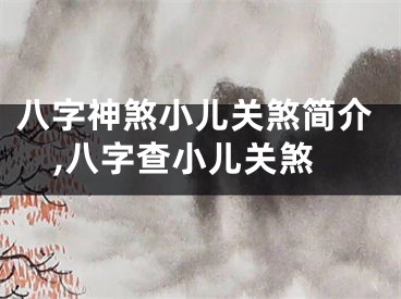 八字神煞小儿关煞简介,八字查小儿关煞