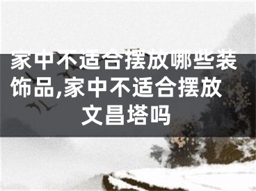 家中不适合摆放哪些装饰品,家中不适合摆放文昌塔吗
