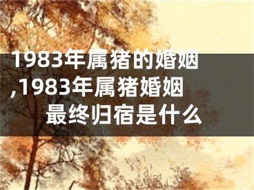 1983年属猪的婚姻,1983年属猪婚姻最终归宿是什么