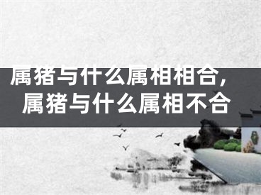 属猪与什么属相相合,属猪与什么属相不合