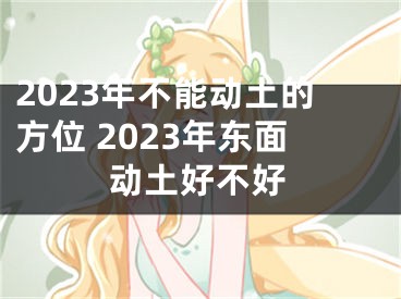 2023年不能动土的方位 2023年东面动土好不好