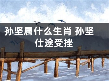 孙坚属什么生肖 孙坚仕途受挫