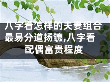 八字看怎样的夫妻组合最易分道扬镳,八字看配偶富贵程度