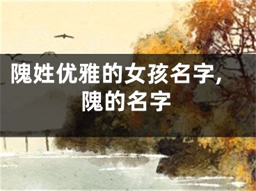 隗姓优雅的女孩名字,隗的名字