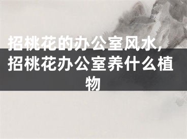 招桃花的办公室风水,招桃花办公室养什么植物