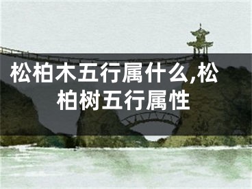 松柏木五行属什么,松柏树五行属性