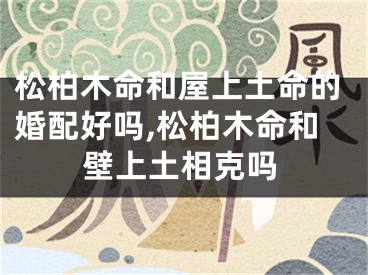 松柏木命和屋上土命的婚配好吗,松柏木命和壁上土相克吗