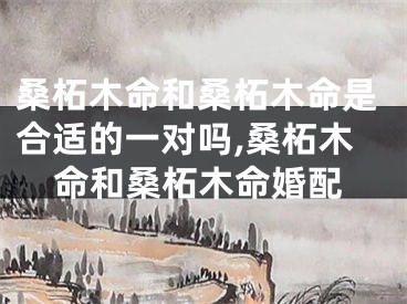 桑柘木命和桑柘木命是合适的一对吗,桑柘木命和桑柘木命婚配