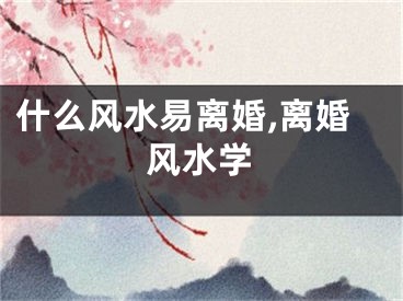 什么风水易离婚,离婚风水学