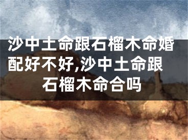沙中土命跟石榴木命婚配好不好,沙中土命跟石榴木命合吗