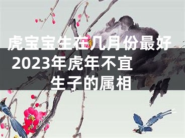 虎宝宝生在几月份最好 2023年虎年不宜生子的属相