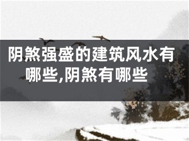 阴煞强盛的建筑风水有哪些,阴煞有哪些