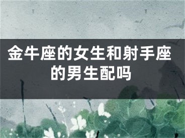 金牛座的女生和射手座的男生配吗