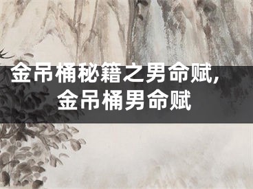 金吊桶秘籍之男命赋,金吊桶男命赋
