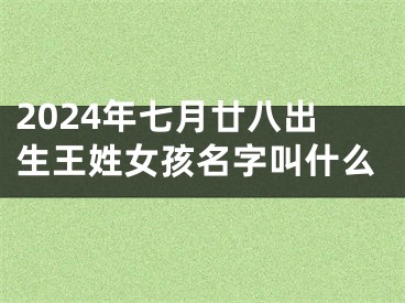 2024年七月廿八出生王姓女孩名字叫什么
