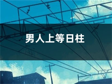 男人上等日柱