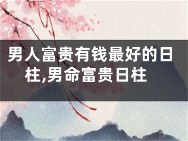 男人富贵有钱最好的日柱,男命富贵日柱