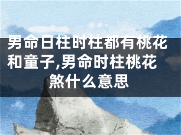 男命日柱时柱都有桃花和童子,男命时柱桃花煞什么意思