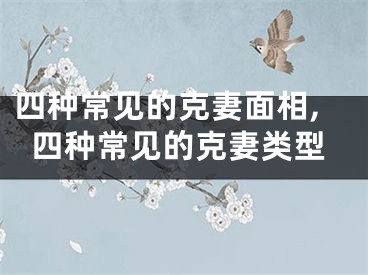 四种常见的克妻面相,四种常见的克妻类型