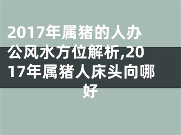 2017年属猪的人办公风水方位解析,2017年属猪人床头向哪好