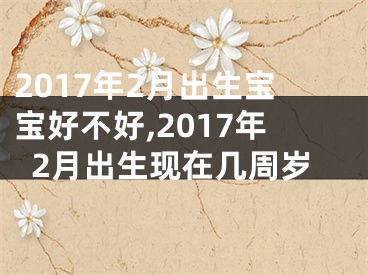 2017年2月出生宝宝好不好,2017年2月出生现在几周岁