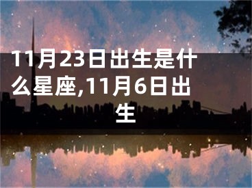 11月23日出生是什么星座,11月6日出生