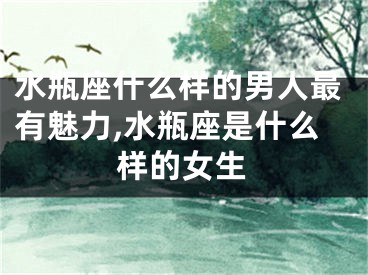 水瓶座什么样的男人最有魅力,水瓶座是什么样的女生