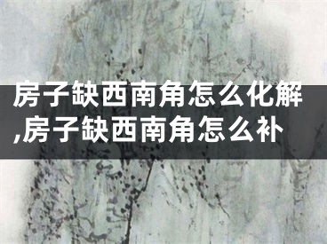 房子缺西南角怎么化解,房子缺西南角怎么补