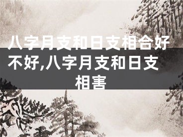 八字月支和日支相合好不好,八字月支和日支相害