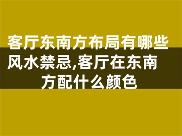 客厅东南方布局有哪些风水禁忌,客厅在东南方配什么颜色