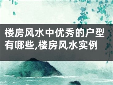 楼房风水中优秀的户型有哪些,楼房风水实例