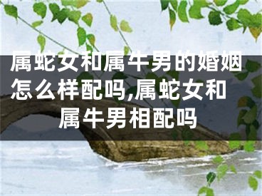 属蛇女和属牛男的婚姻怎么样配吗,属蛇女和属牛男相配吗