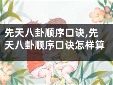 先天八卦顺序口诀,先天八卦顺序口诀怎样算