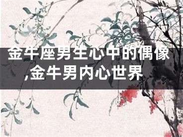 金牛座男生心中的偶像,金牛男内心世界