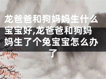 龙爸爸和狗妈妈生什么宝宝好,龙爸爸和狗妈妈生了个兔宝宝怎么办了