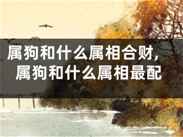 属狗和什么属相合财,属狗和什么属相最配