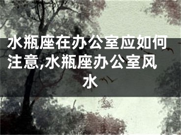 水瓶座在办公室应如何注意,水瓶座办公室风水