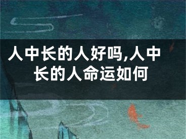 人中长的人好吗,人中长的人命运如何