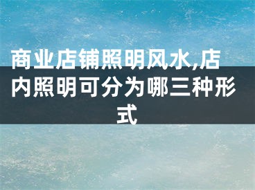 商业店铺照明风水,店内照明可分为哪三种形式