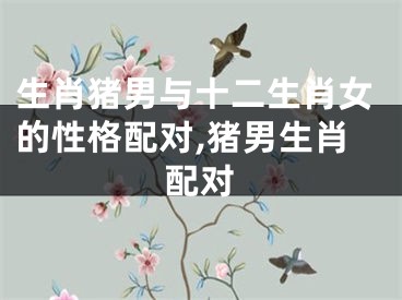 生肖猪男与十二生肖女的性格配对,猪男生肖配对