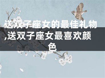 送双子座女的最佳礼物,送双子座女最喜欢颜色
