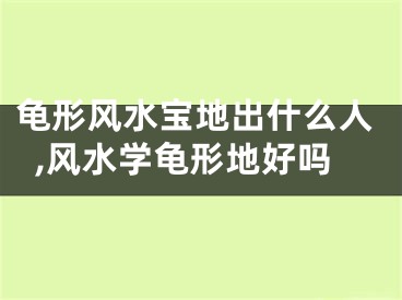 龟形风水宝地出什么人,风水学龟形地好吗