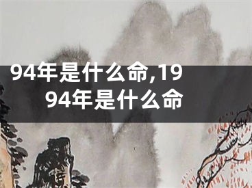 94年是什么命,1994年是什么命