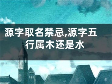 源字取名禁忌,源字五行属木还是水