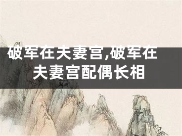 破军在夫妻宫,破军在夫妻宫配偶长相