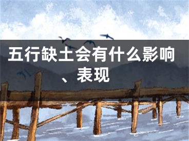 五行缺土会有什么影响、表现 