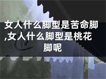 女人什么脚型是苦命脚,女人什么脚型是桃花脚呢